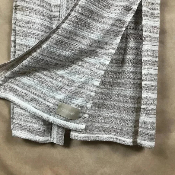 CALVIN KLEIN Sleeveless Long Cardigan Duster ONE SIZE NWT - Picture 4 of 11